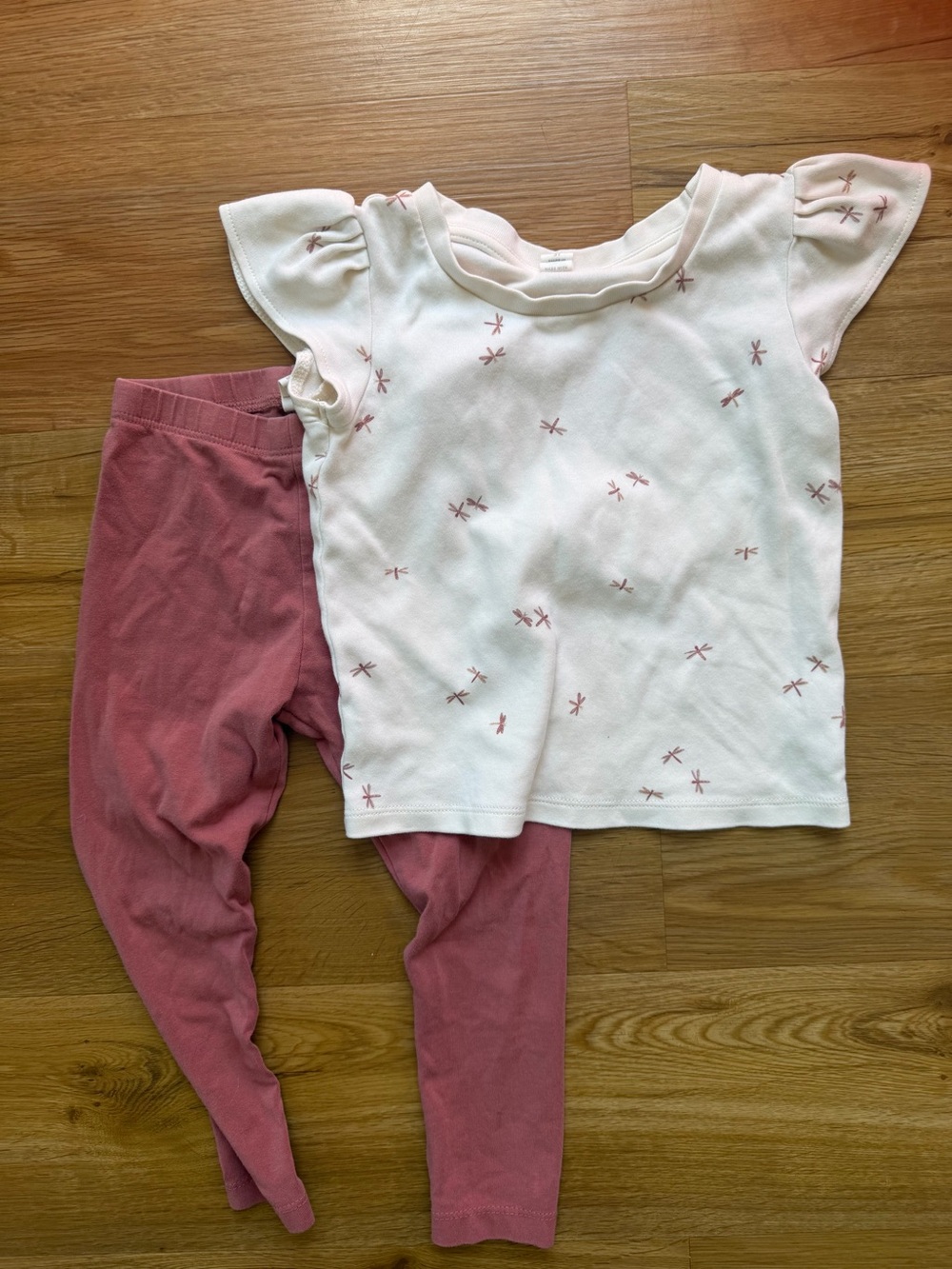Girls Colored Organics matching set 3T